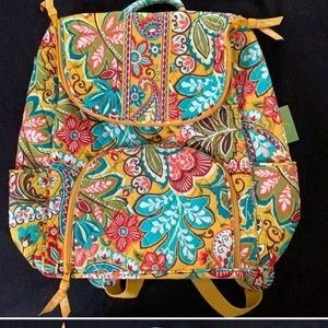Vera Bradley Double Zip Backpack in Provencal